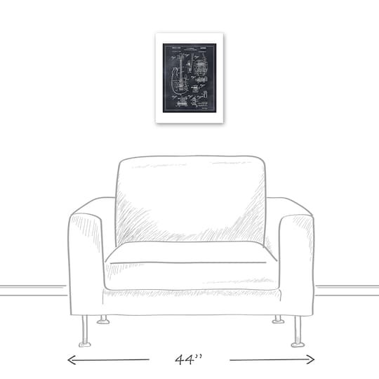 Guitar Patent 12" x 16" Canvas Wall Art